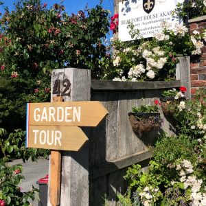 Beaufort House Akaroa 2020 House & Garden Tour sign