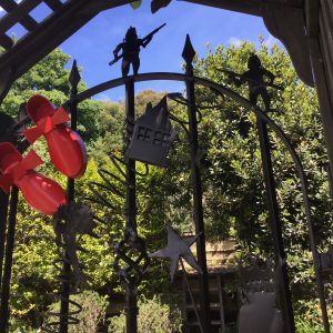 Beaufort House Akaroa 2020 House & Garden Tour gate